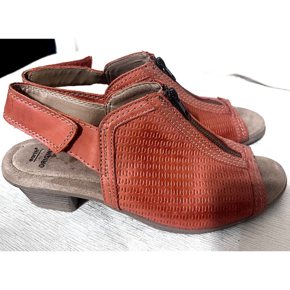Earth Origins Womens Ginger Spice sandals Marietta Maureen Heels Sling back 9W - Picture 1 of 8
